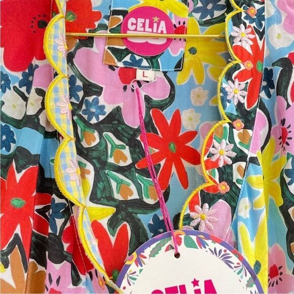 Celia B Aila Floral Tiered Mini Dress - Picture 6 of 9